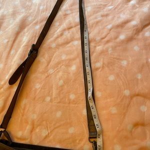 Authentic FRYE vintage leather with brass hardware